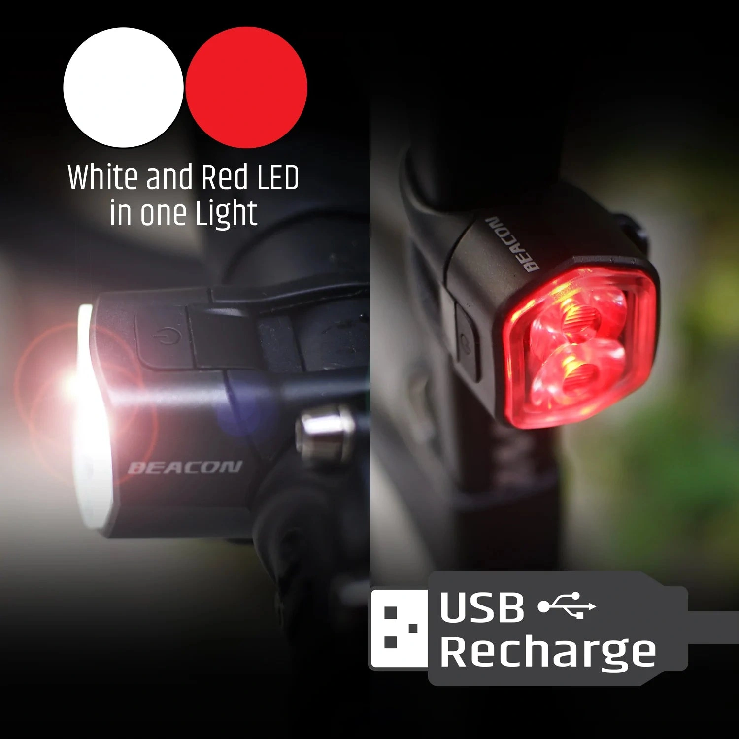 Lumières Duo Beacon : Éclairez vos aventures, sécurité et style garanties !